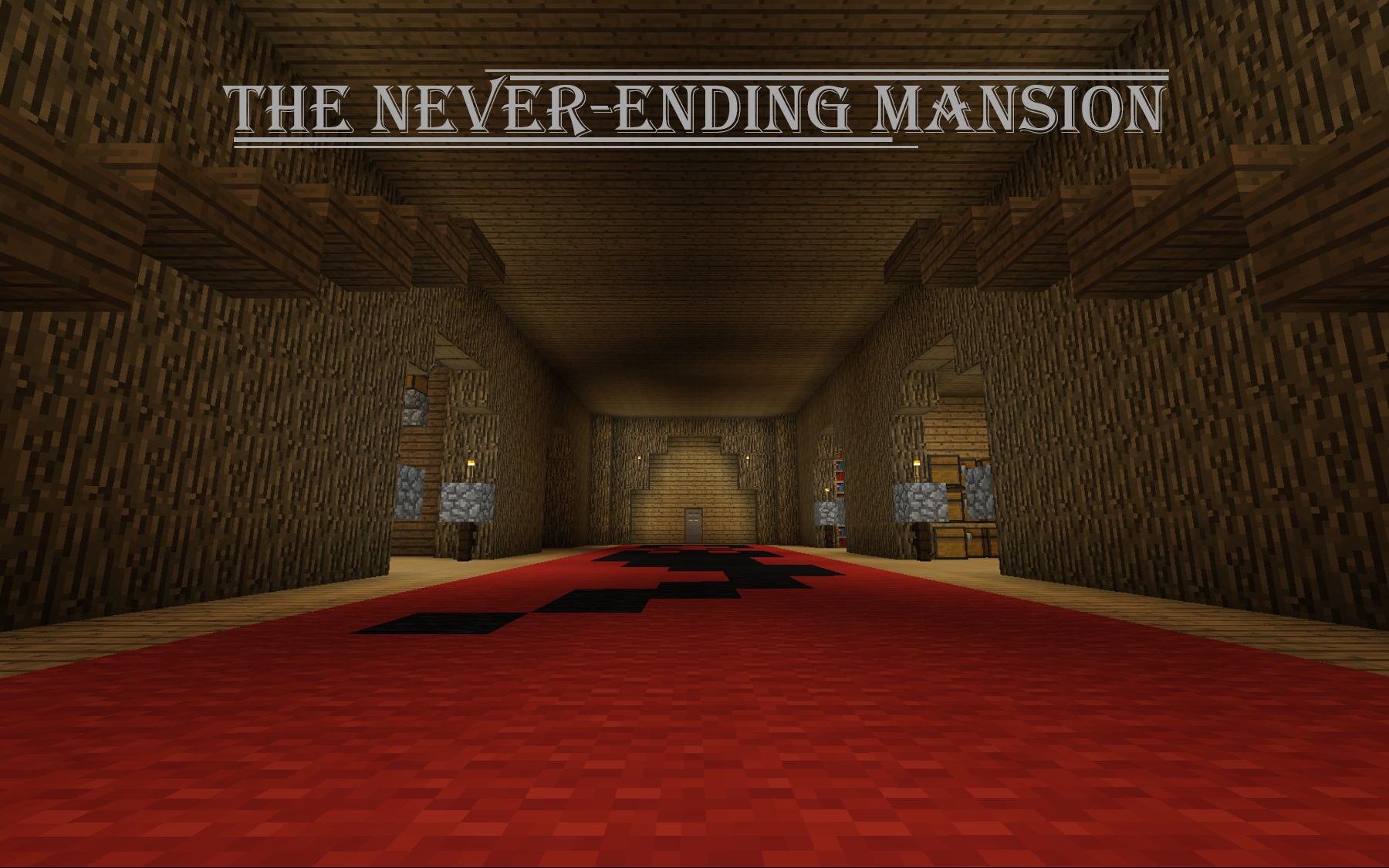 Herunterladen The Neverending Mansion zum Minecraft 1.13.2